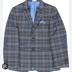 Leo & Zachary boys plaid blazer, size 7